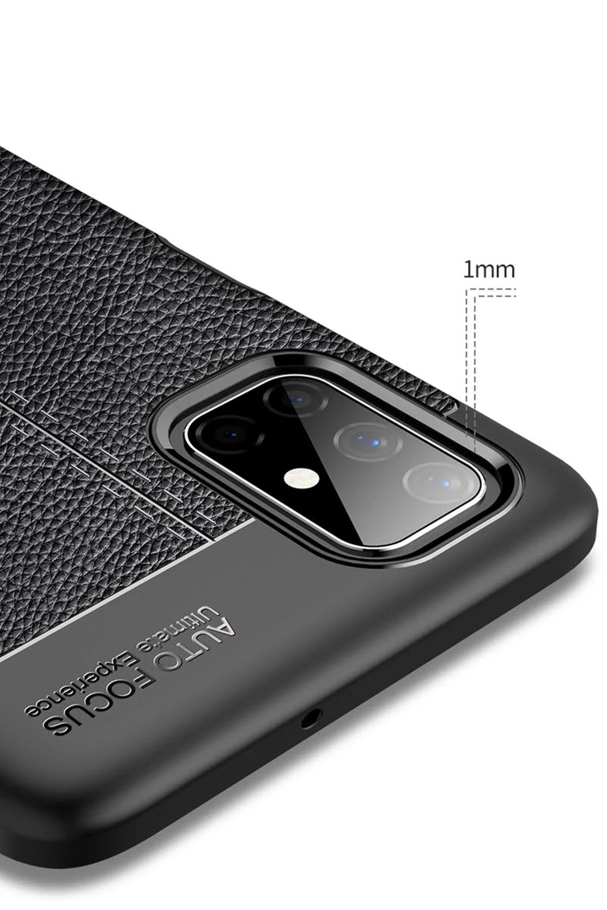 NewFace Samsung Galaxy M51 Kılıf Auto Focus Kapak - Lacivert BSTMY
