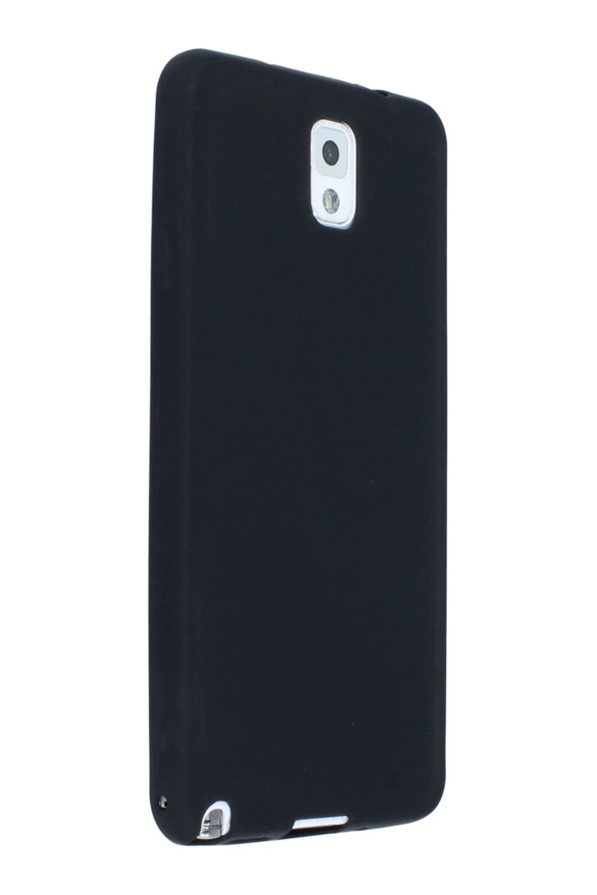 NewFace Samsung Galaxy Note 3 / N9000 Kılıf First Silikon - Siyah BSTMY