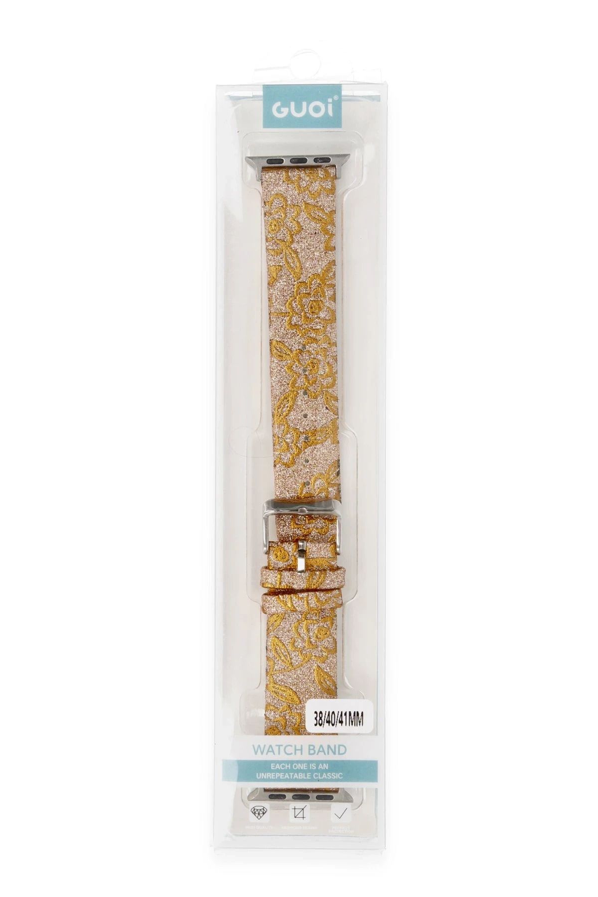NewFace Apple Watch 38mm Creeper Desenli Kordon - Gold BSTMY