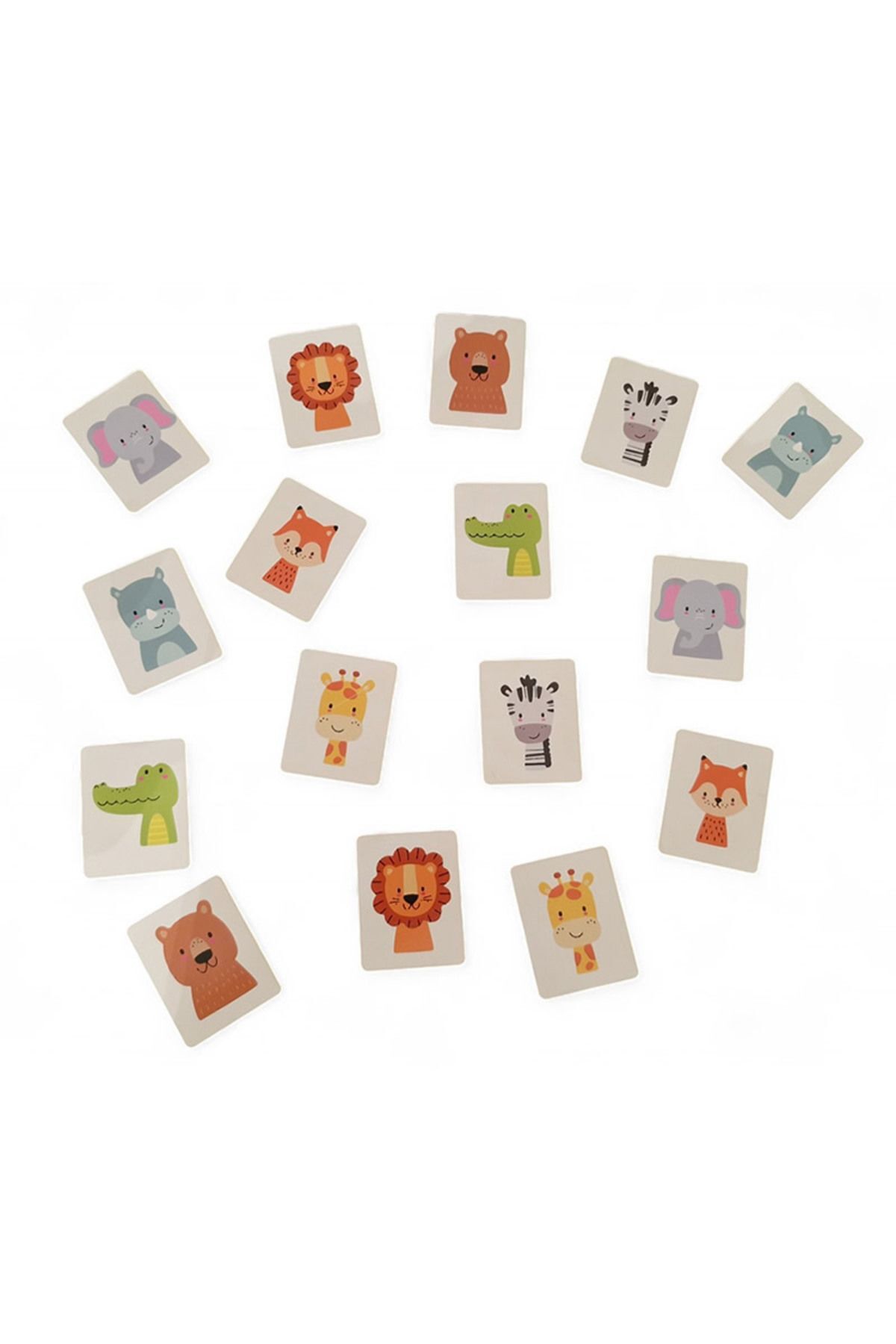 Fizello Ahşap Hayvanlar Eğitici Öğretici Eşleştirme Kartları Bebek Çocuk Oyuncak fotoğrafı 5 (önizleme)