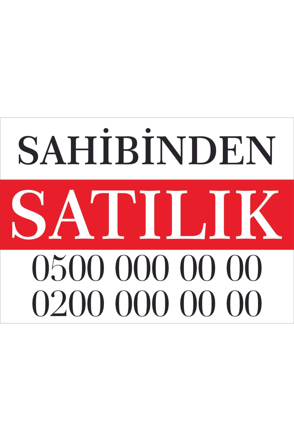 Express Satılık - Kiralık Branda Pankart Afiş 70x100 cm