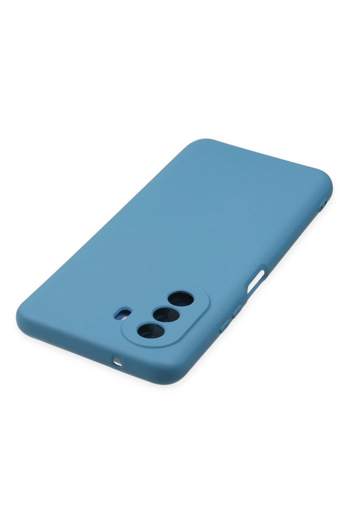 NewFace Huawei Nova Y70 Uyumlu Kılıf Nano içi Kadife Silikon - Mavi SVLRS