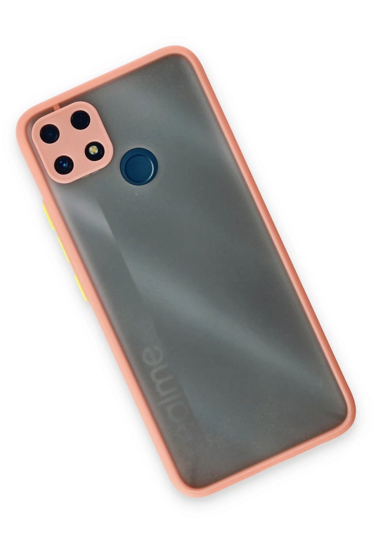 NewFace Realme C25 Kılıf Montreal Silikon Kapak - Pembe BSTMY