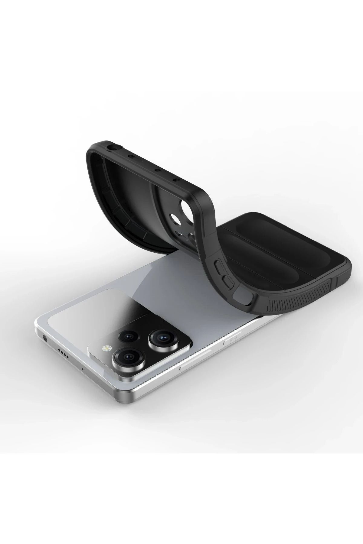 NewFace Xiaomi Poco X5 5G uyumlu Kılıf Optimum Silikon - Siyah BSTMY