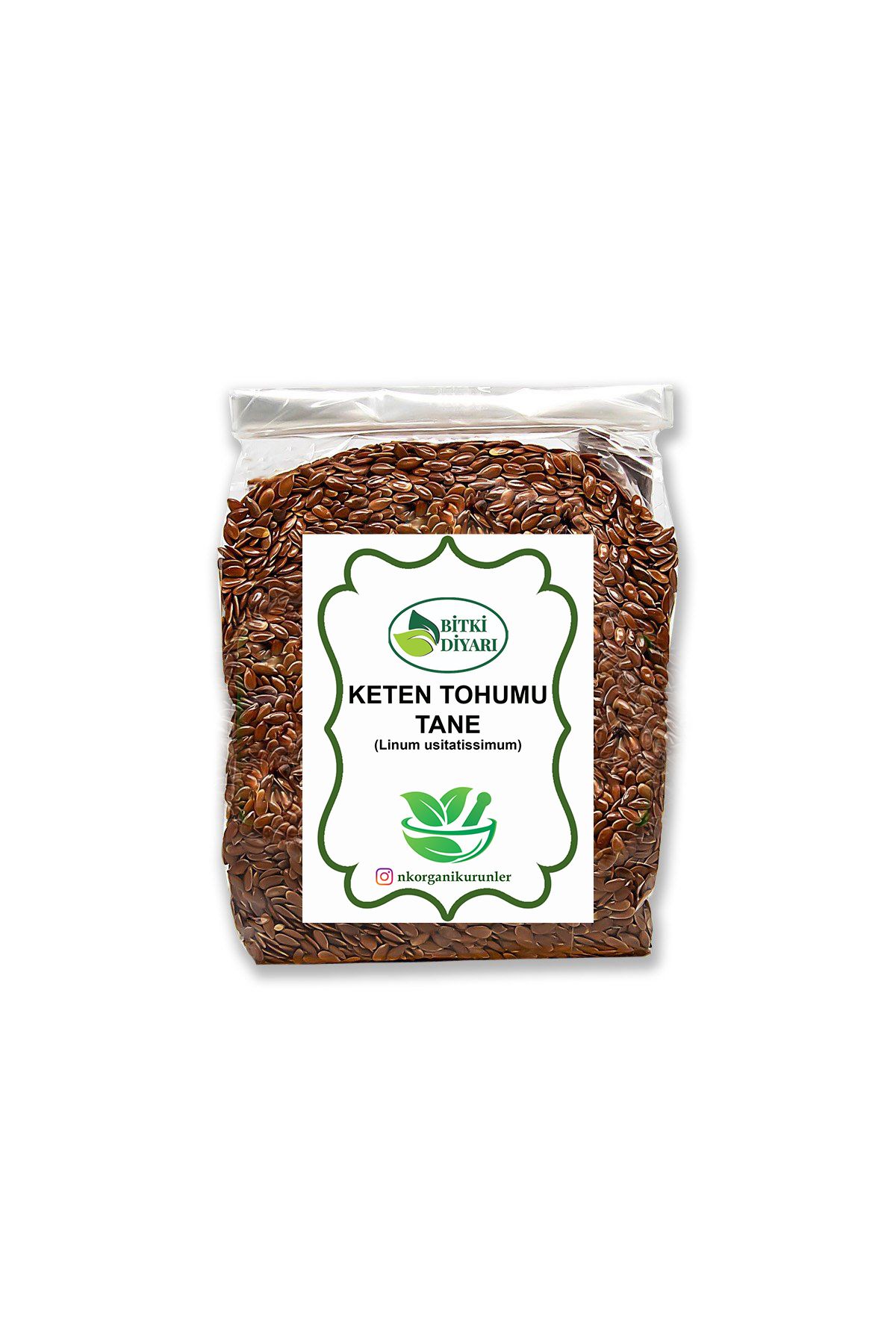 nk organik Keten Tohumu Doğal 50gr