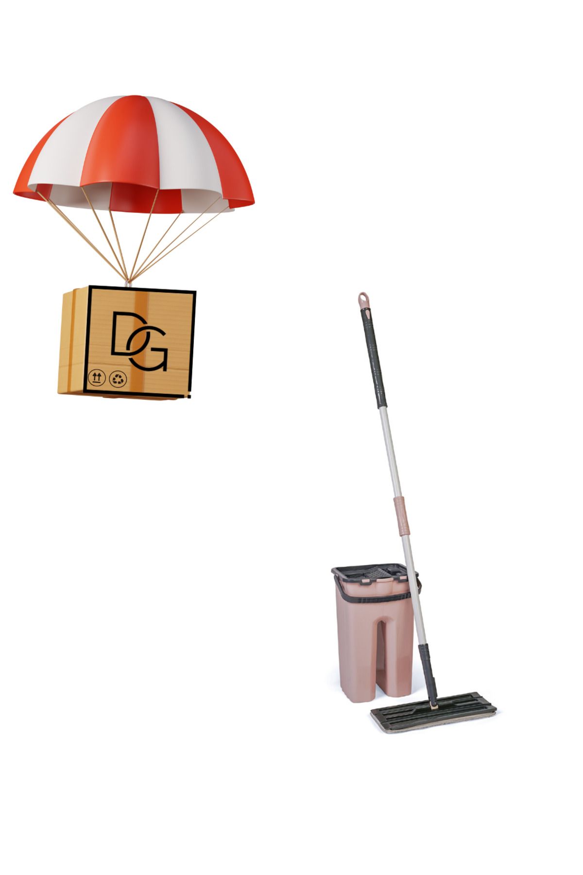 DETAY GLOBAL KURUMSAL Pratik Tabset Tablet Mop Seti 9 Litre Hacim