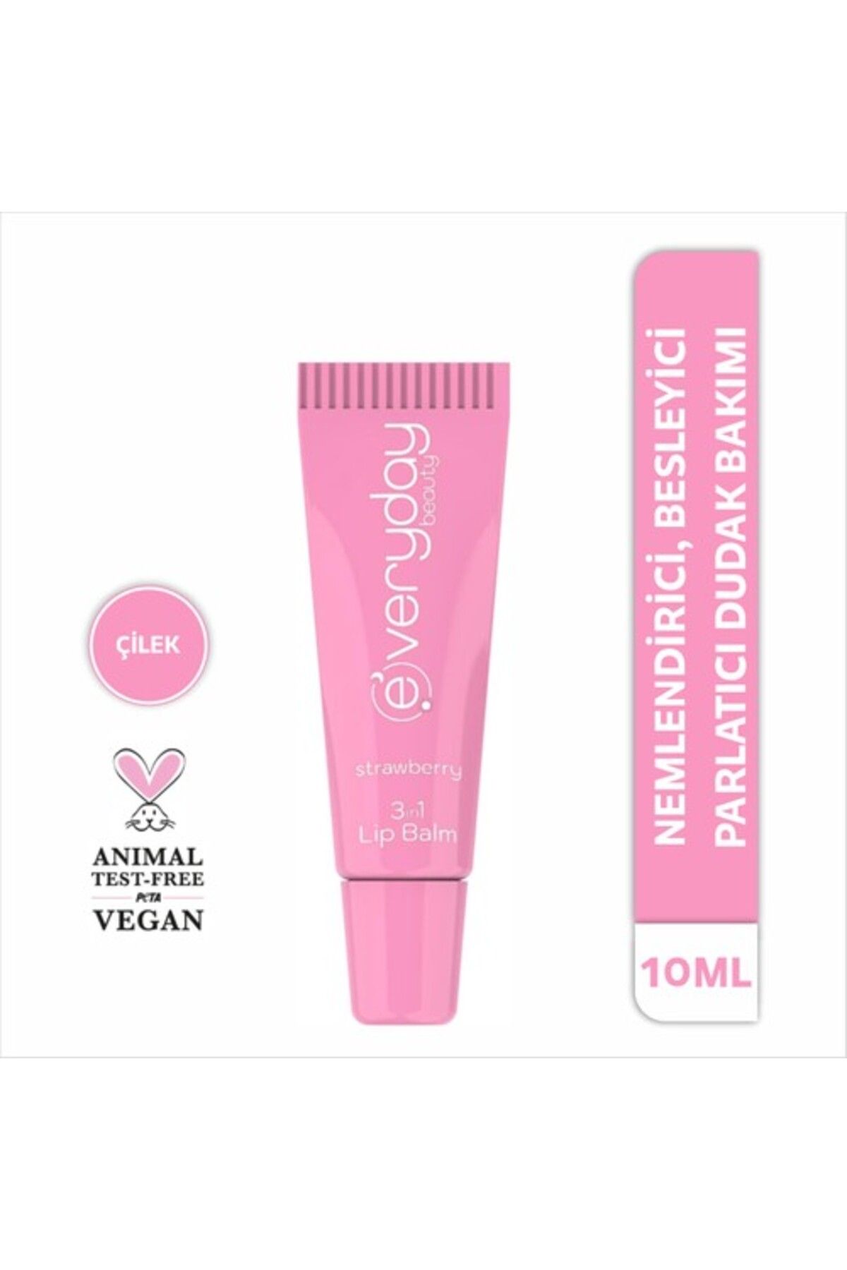Everyday Beauty 3İn1 Lip Balm Çilek 10Ml
