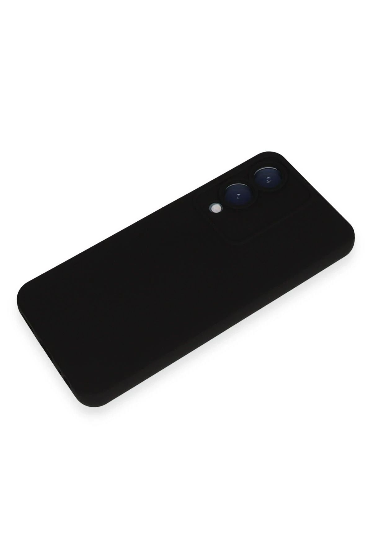 NewFace Vivo Y17S uyumlu Kılıf Nano içi Kadife Silikon - Siyah BSTMY