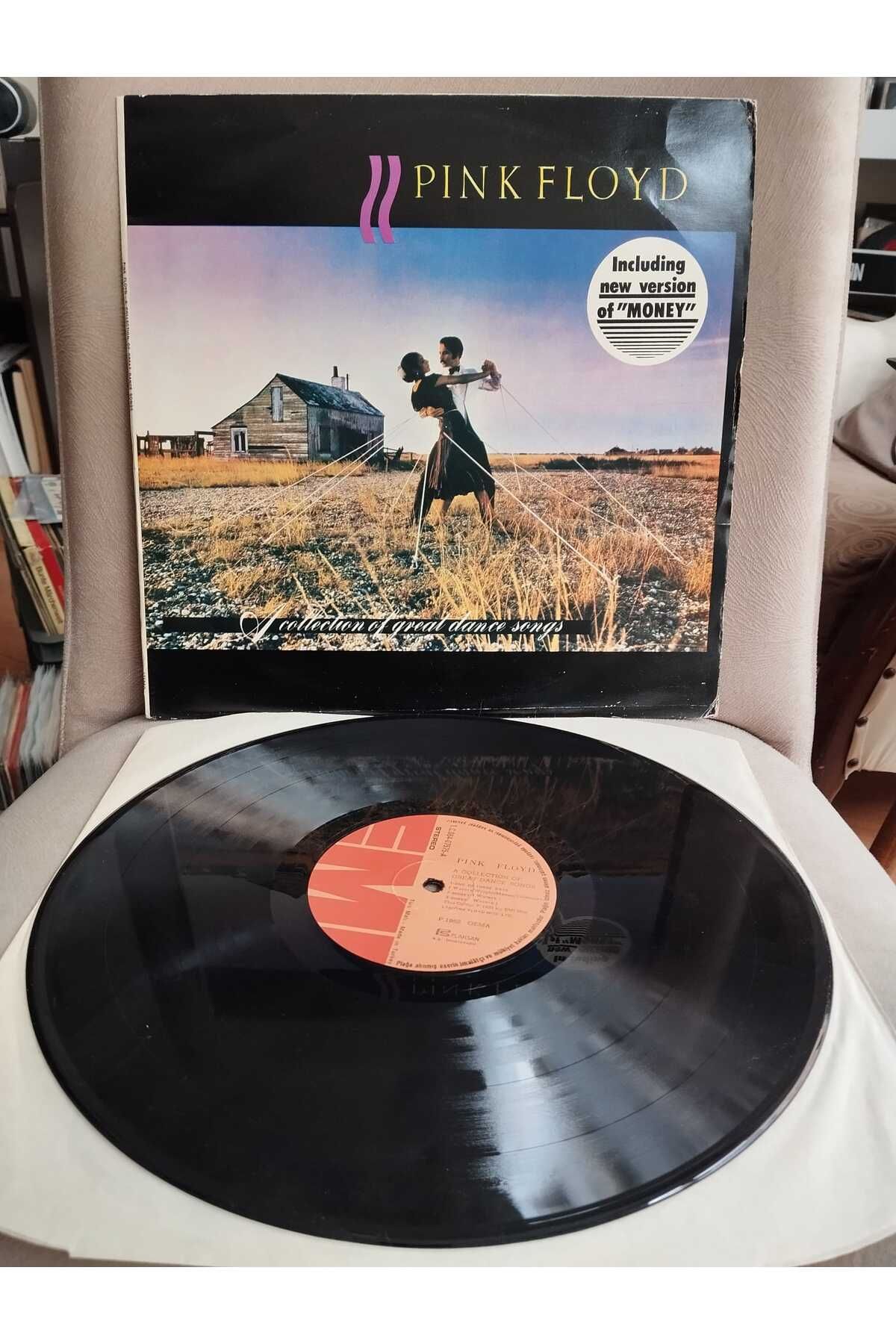 Plakperest Pink Floyd ‎– A Collection Of Great Dance Songs - 1981 Türkiye Basım LP Plak-2.EL