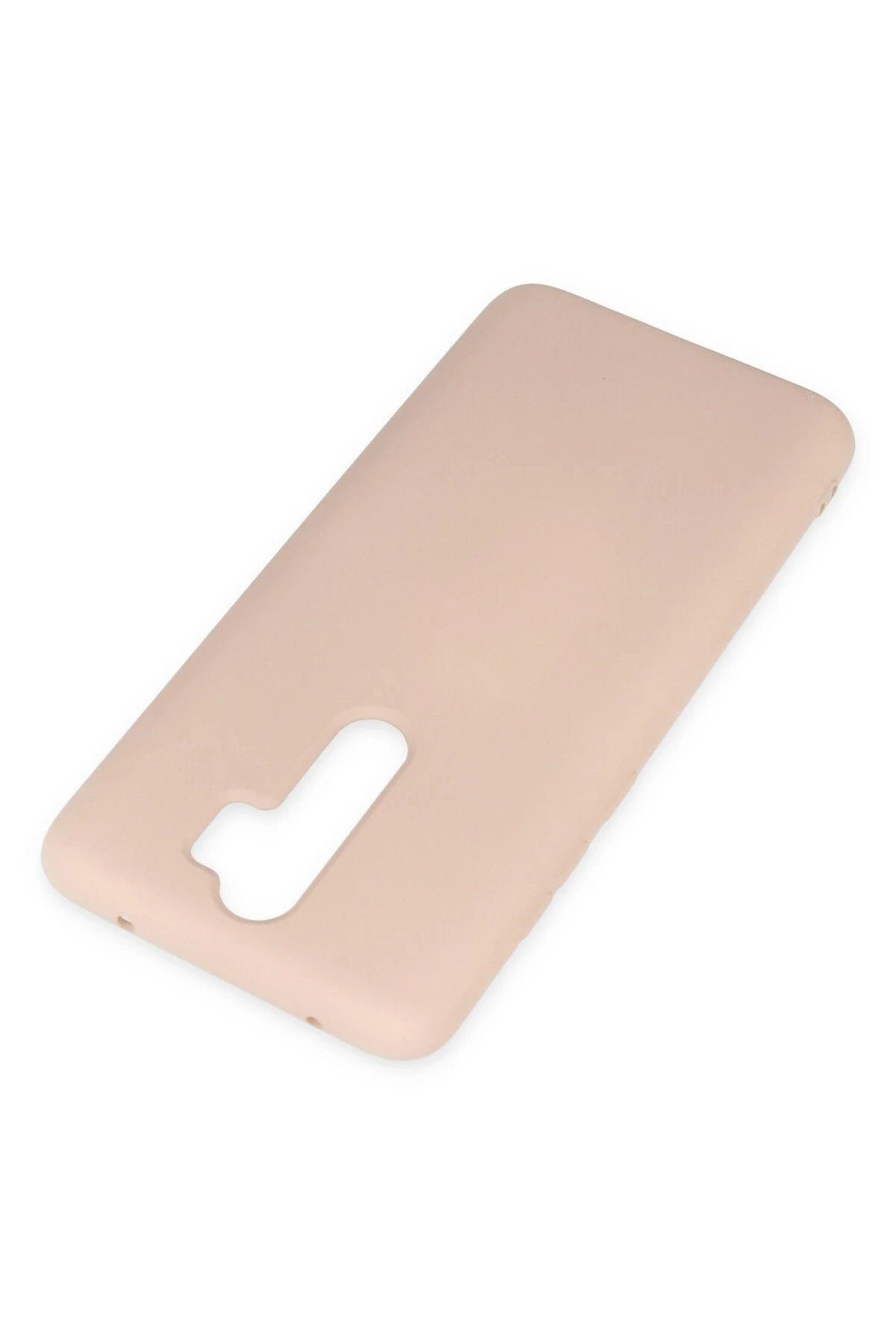 NewFace Xiaomi Redmi Note 8 Pro uyumlu Nano içi Kadife Silikon - Pudra BSTMY