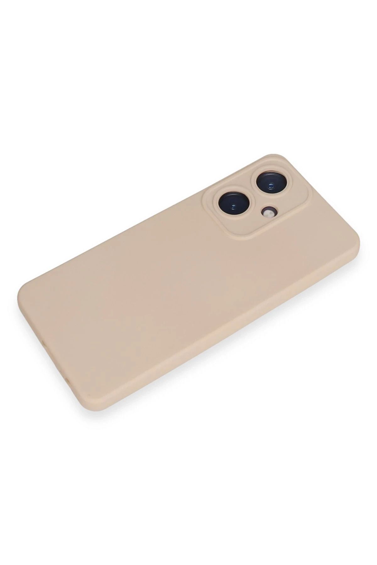 NewFace Vivo Y27 Uyumlu  Kılıf Nano içi Kadife Silikon - Pudra BSTMY