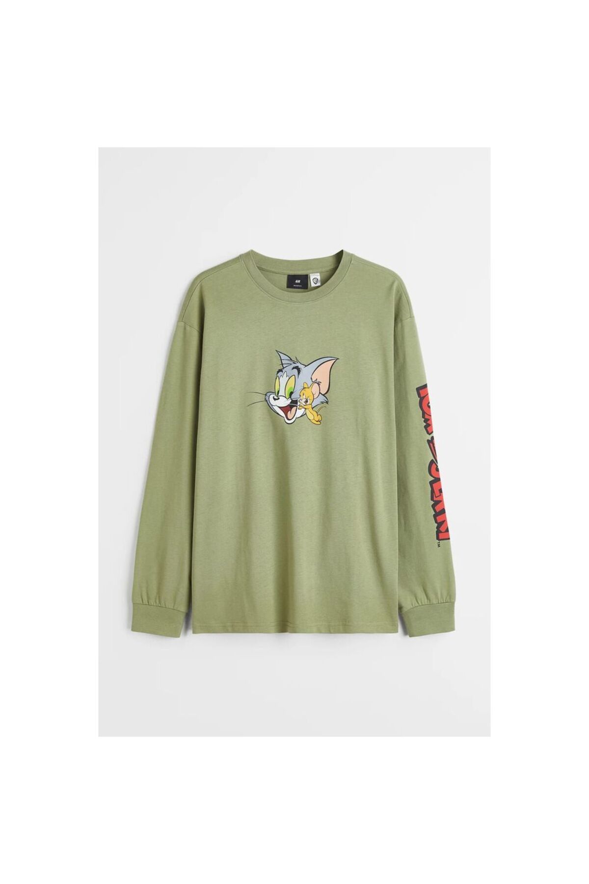 Sehnaco HM Model Tom&Jerry Baskılı Uzun Kollu Erkek Tshirt