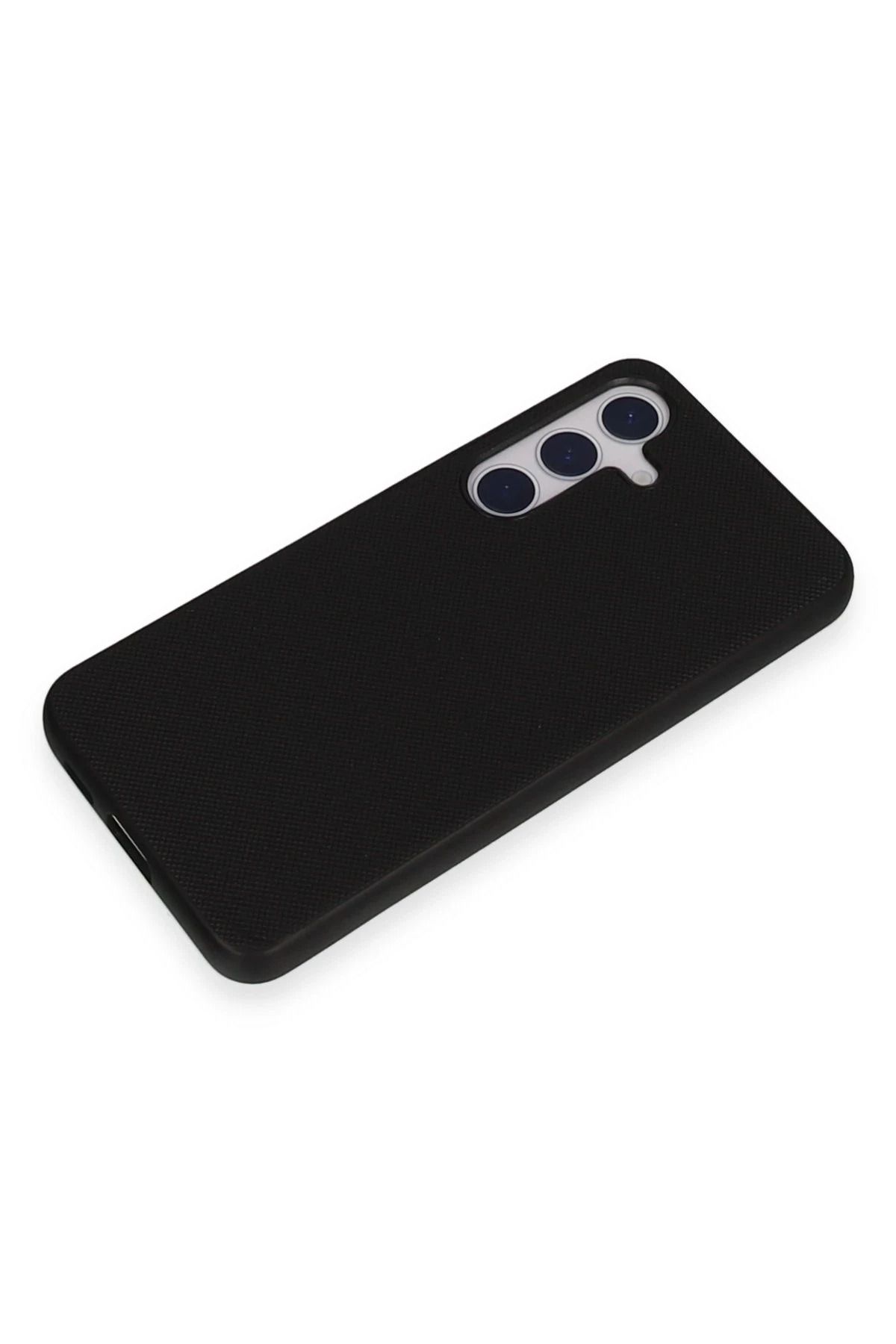 NewFace Samsung Galaxy S24 Kılıf Taft Kapak - Siyah BSTMY