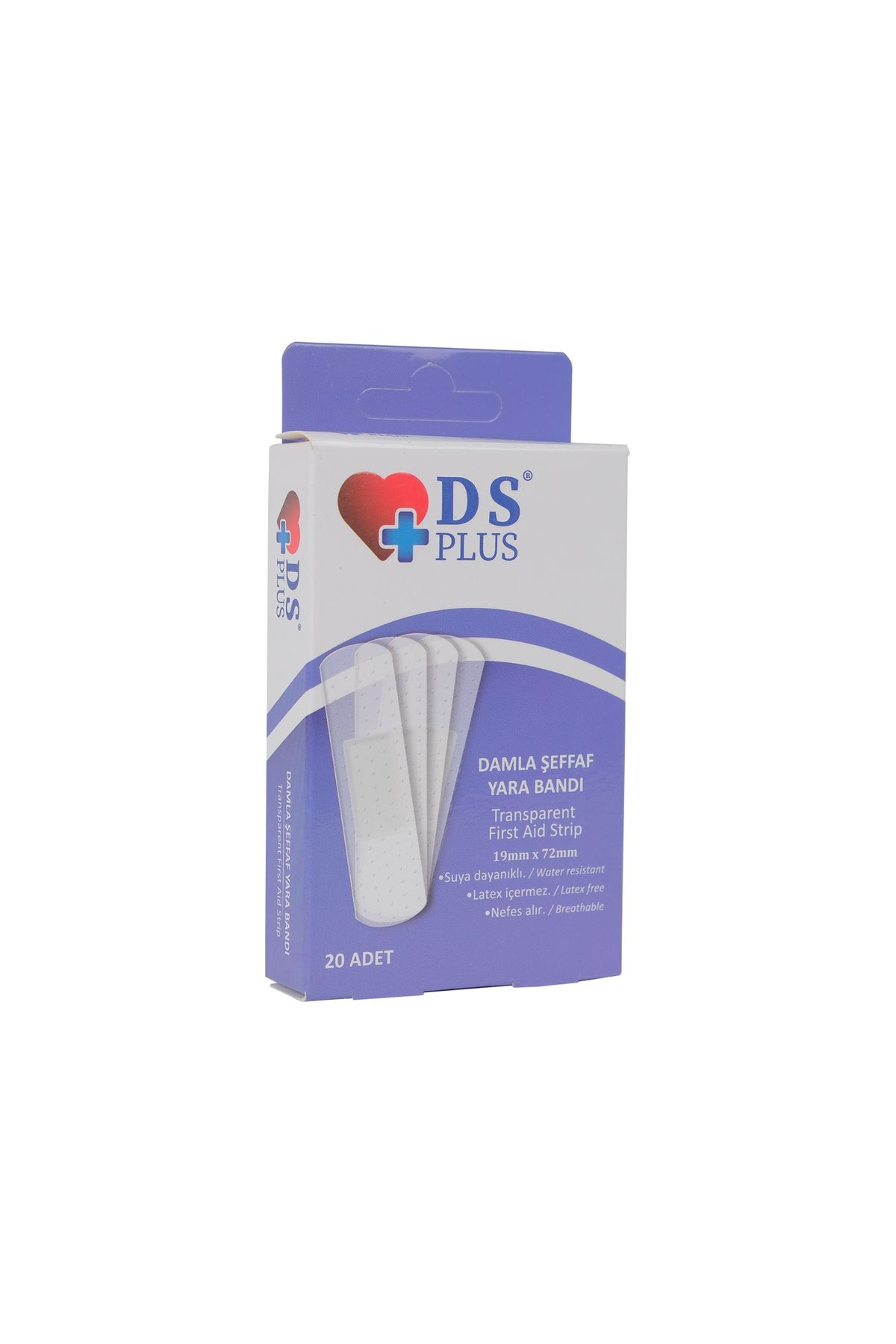 DS PLUS Şeffaf Yarabandı 20 Li Dsplus