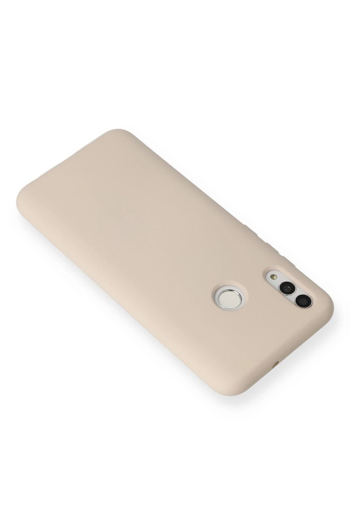 NewFace Huawei P Smart 2019 Kılıf Nano içi Kadife Silikon - Pudra BSTMY