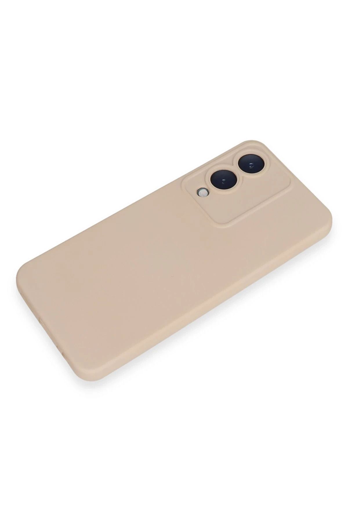 NewFace Vivo Y17S Uyumlu Kılıf Nano içi Kadife Silikon - Pudra