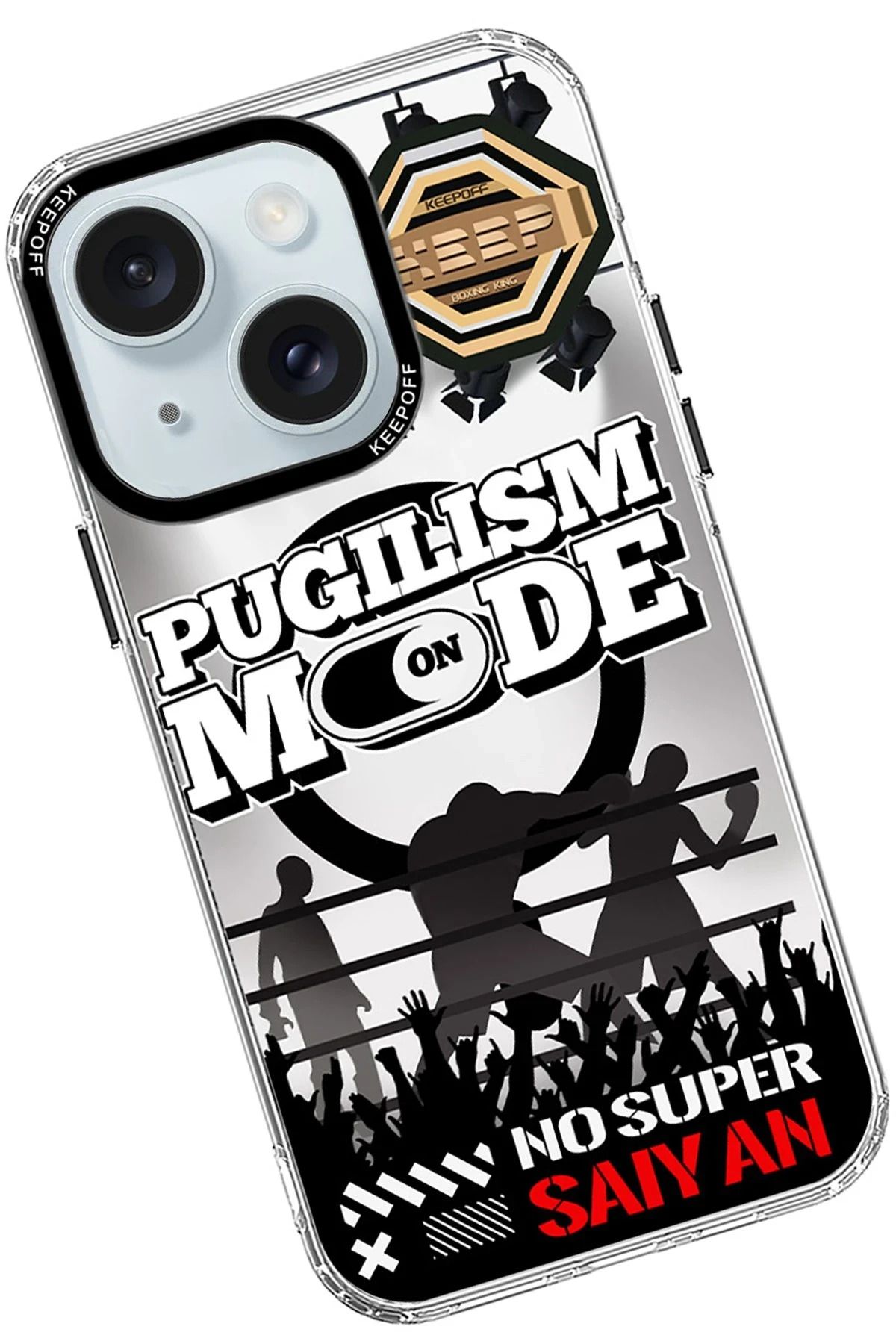 Keep Off iPhone 15 Arena Fighting Magsafe Kapak - Attack BSTMY