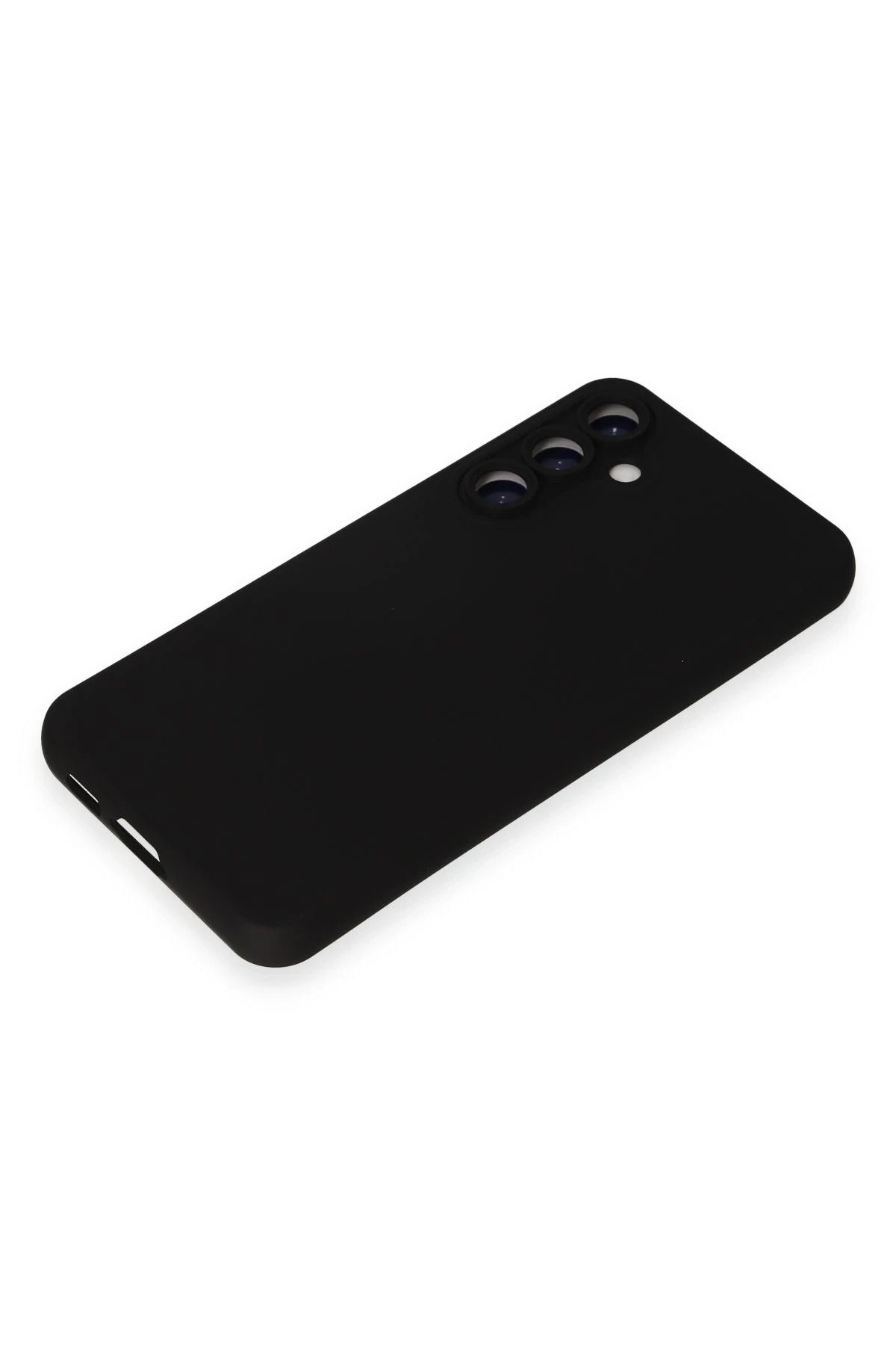 NewFace Galaxy S24 Kılıf Nano içi Kadife Silikon - Siyah BSTMY uyumlu