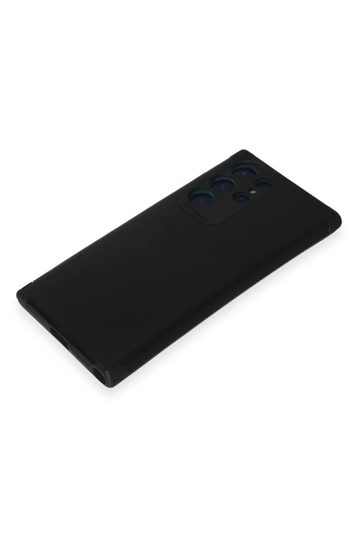 NewFace Samsung Galaxy S22 Ultra Kılıf Loop Deri Silikon - Siyah BSTMY