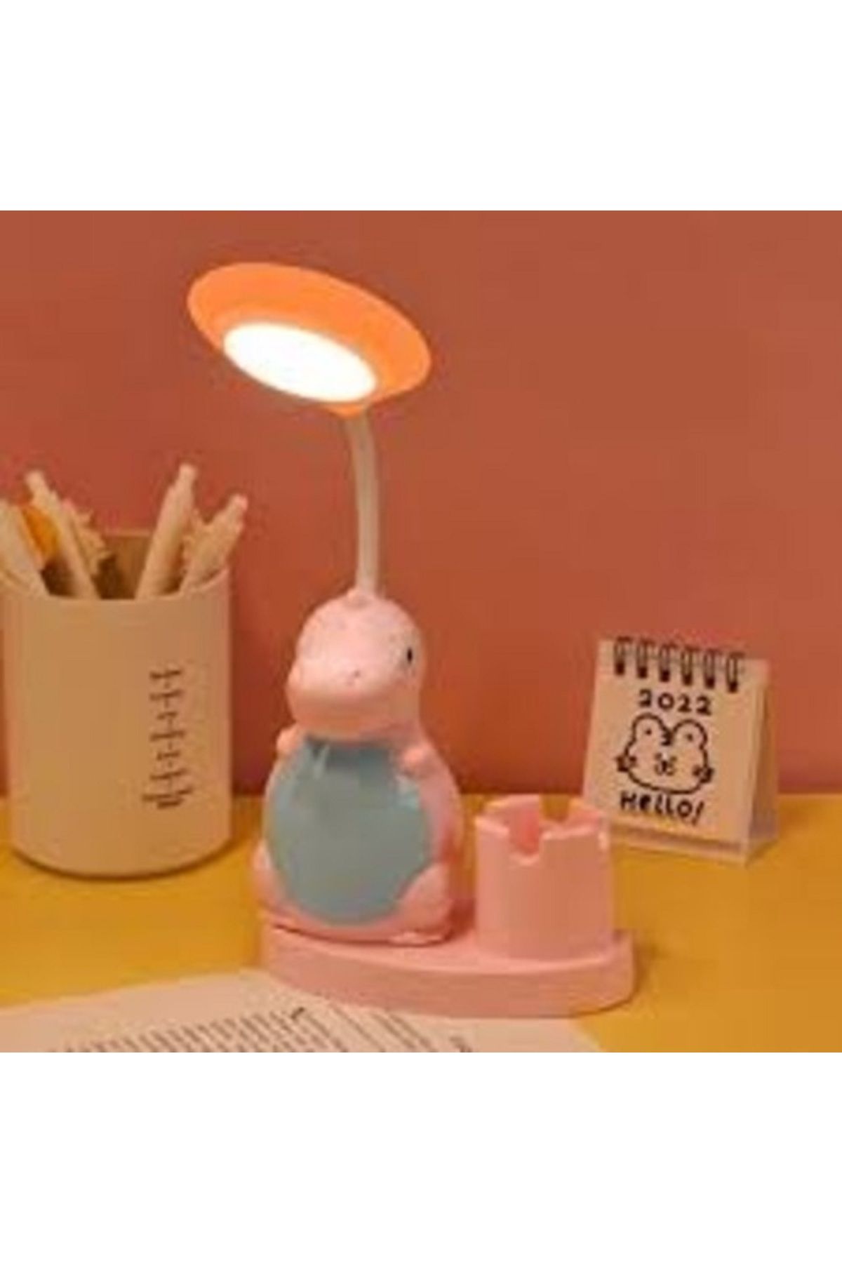 Sunalis Sevimli Dinazor Dino Pembe Masa Lambası