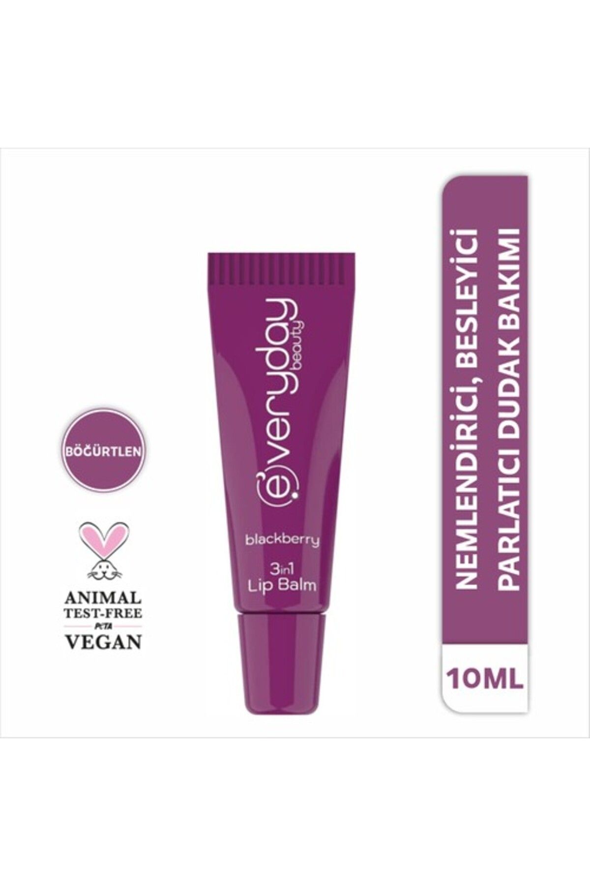 Everyday Beauty 3İn1 Lip Balm Böğürtlen 10Ml