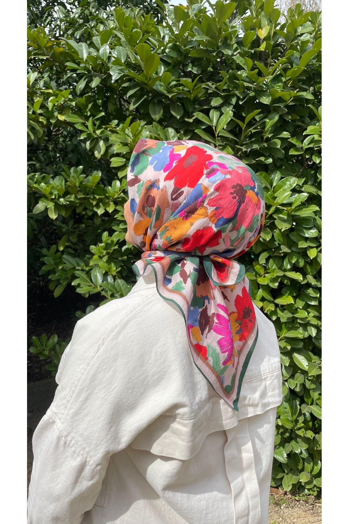 ELVİN SCARFS Organik Modal ipek Eşarp