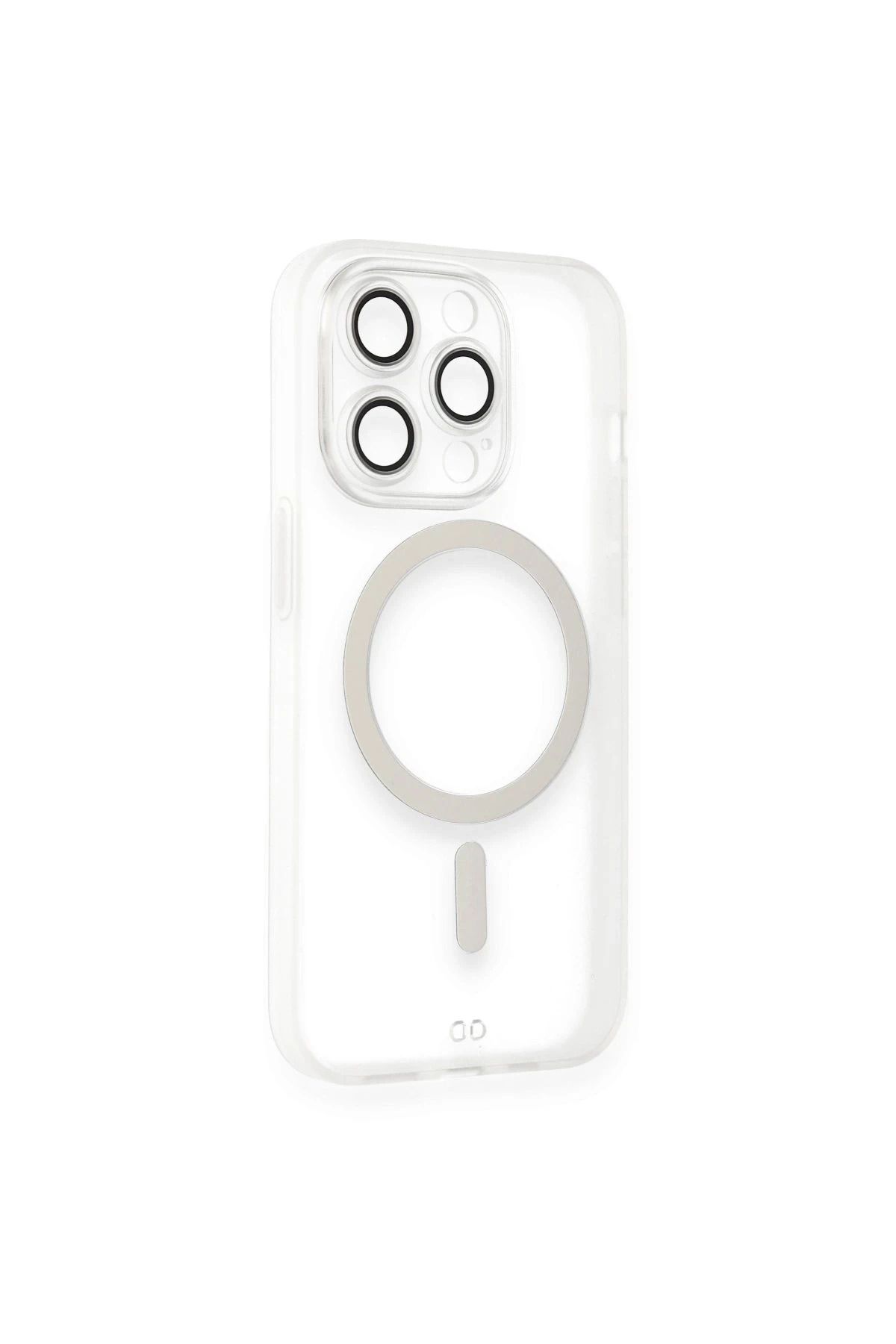 NewFace iPhone 14 Pro Kılıf Grand Magneticsafe Kapak - Şeffaf NRMSA