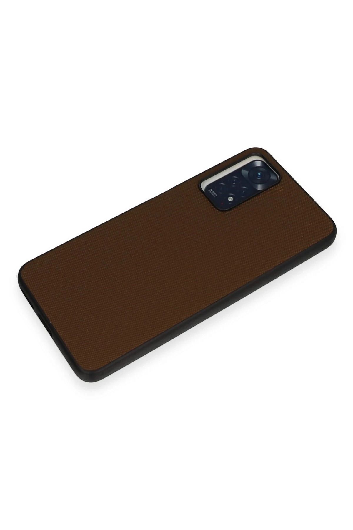 NewFace Xiaomi Redmi Note 11 Pro Kılıf Taft Kapak - Kahverengi BSTMY