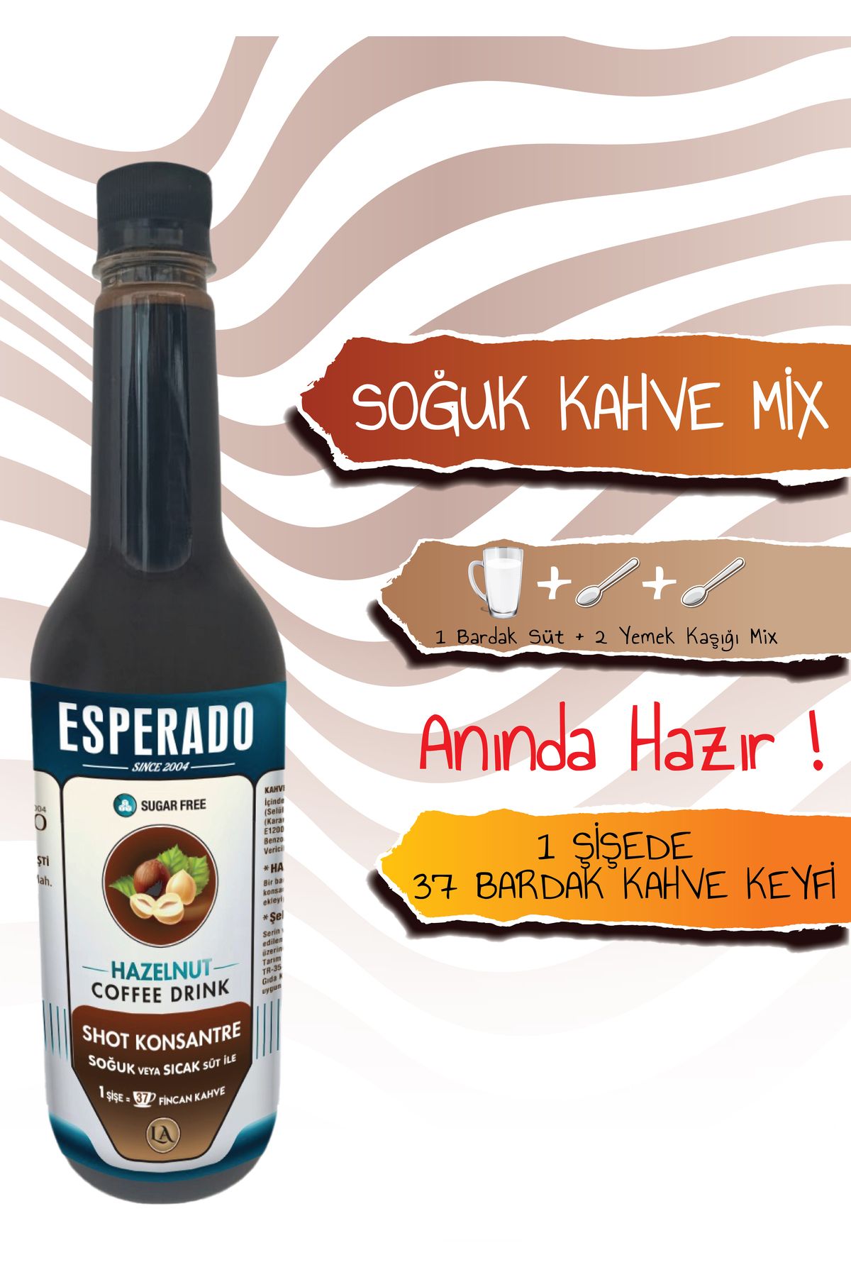 ESPERADO FINDIK AROMALI SOĞUK KAHVE 750 ML