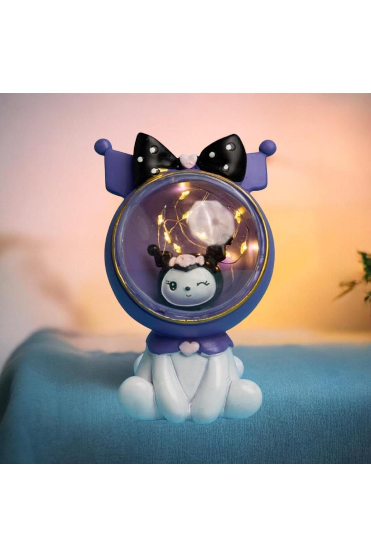 VEYORA Sanrio Kuromi Gece Lambası Biblo