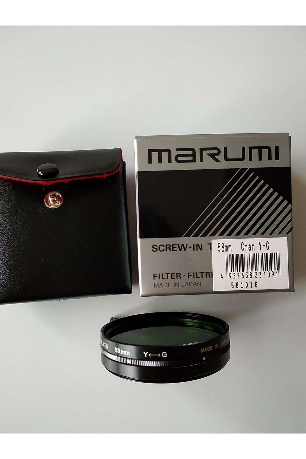 STOREMAX cmllashop Değiştirilebilir Y-G ( Sarı - Yeşil ) 58mm Renk Efekti Filtresi 542093