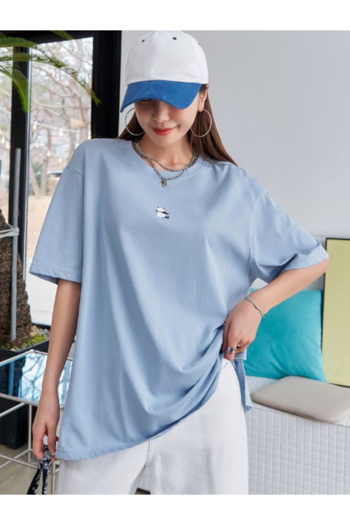 VivaJoy Yuvarlak Yakalı T-shirt