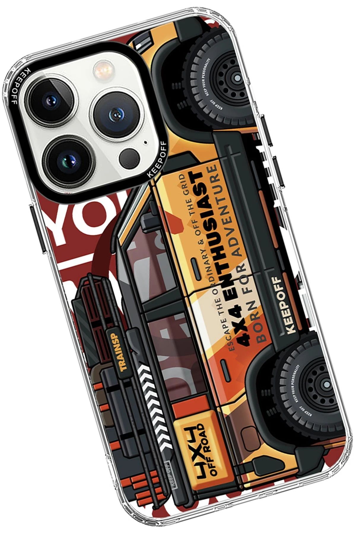 Keep Off iPhone 15 Pro Max Cross Country Travel Magsafe Kapak - Desert SVLRS