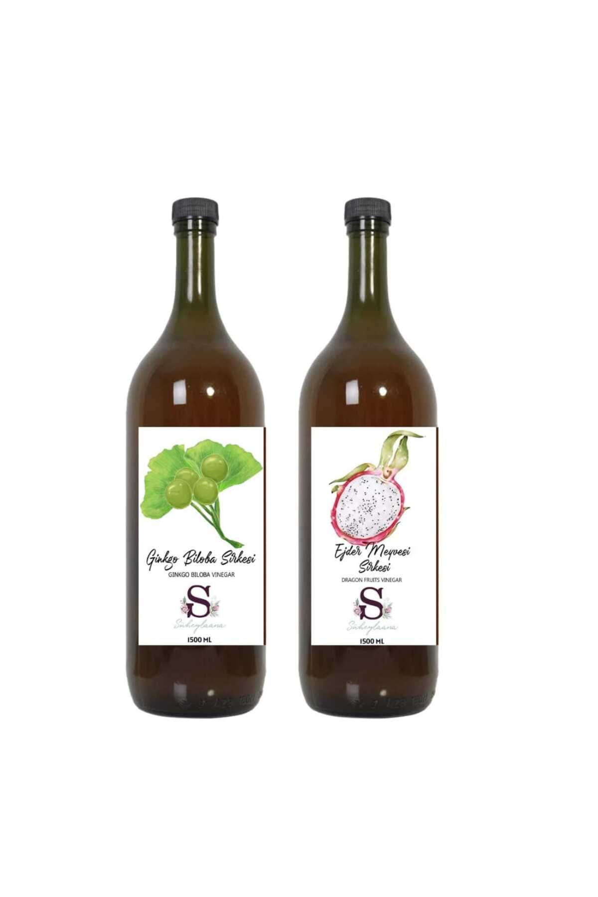 Süheylaana Doğal Ginkgo Biloba Sirkesi 1500 Ml - Doğal Ejder Meyvesi Sirkesi 1500 Ml