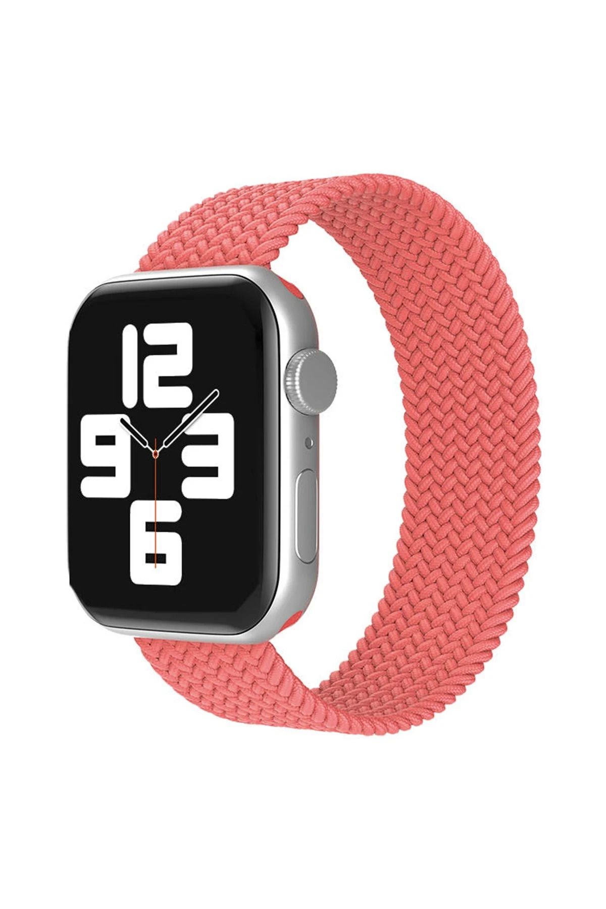 NewFace Apple Watch 42mm Ayarlı Solo Silikon Kordon - Pembe BSTMY