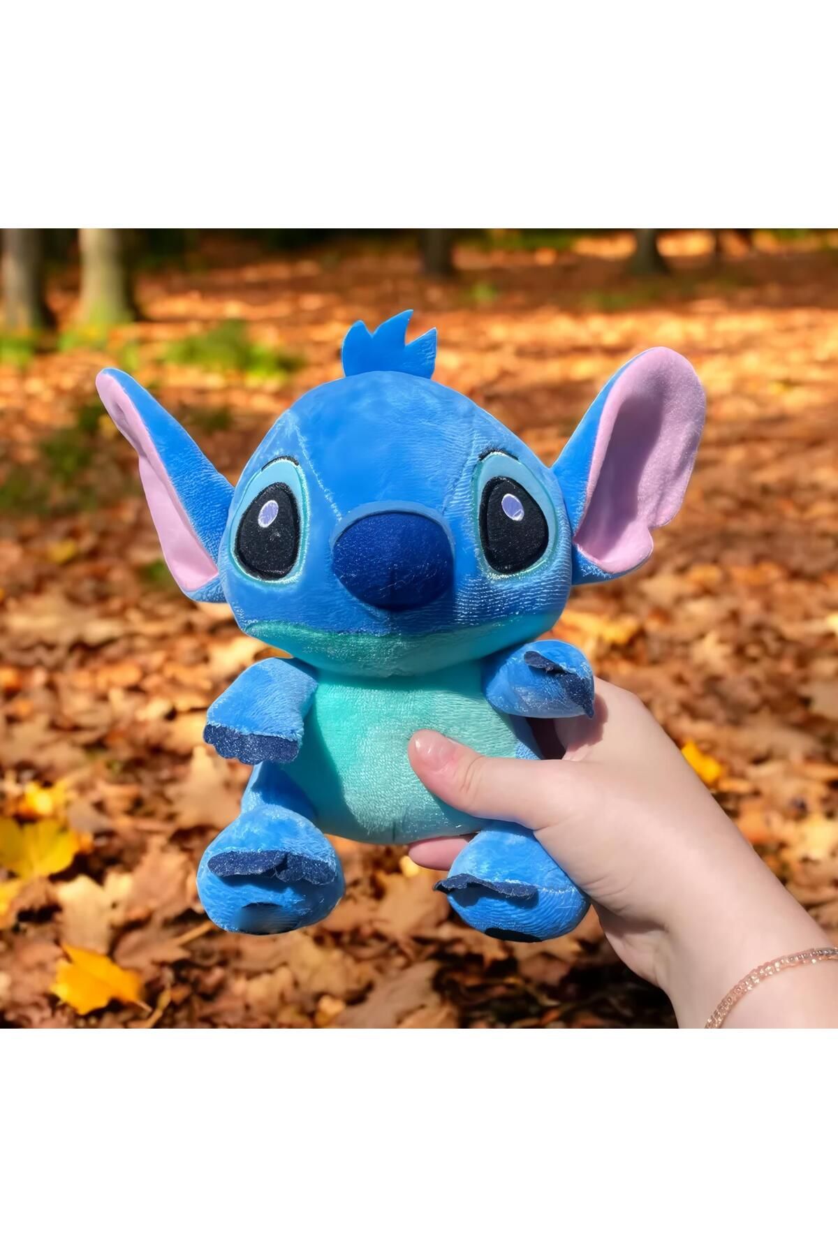 e-life shop İthal Yumuşak Kadife Kumaş Lilo & Stitch Stiç Anime Figür Peluş Oyuncak Uyku & Oyun Arkadaşı 22 cm.