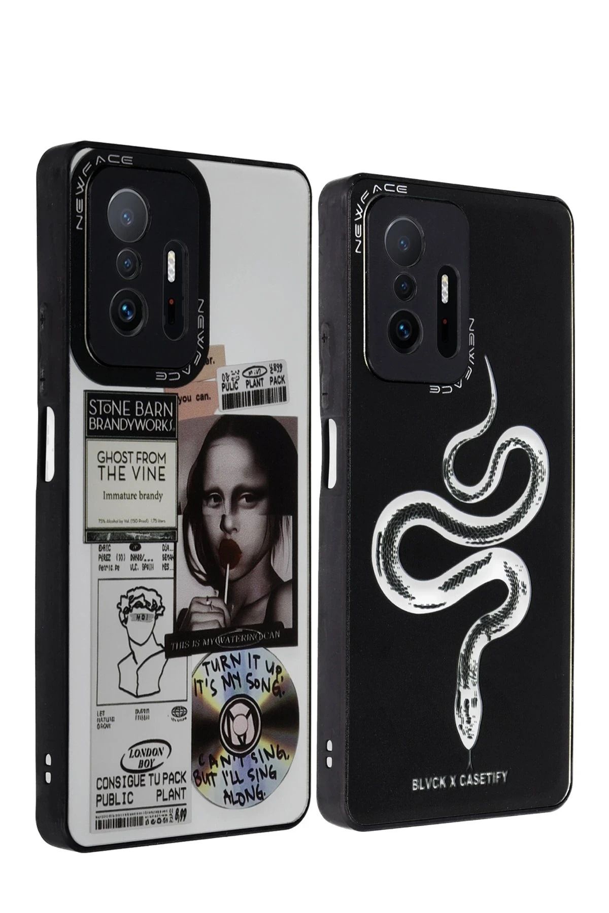 NewFace Xiaomi Mi 11T Pro Uyumlu Kılıf Mirror Desenli Kapak - Mirror - 11