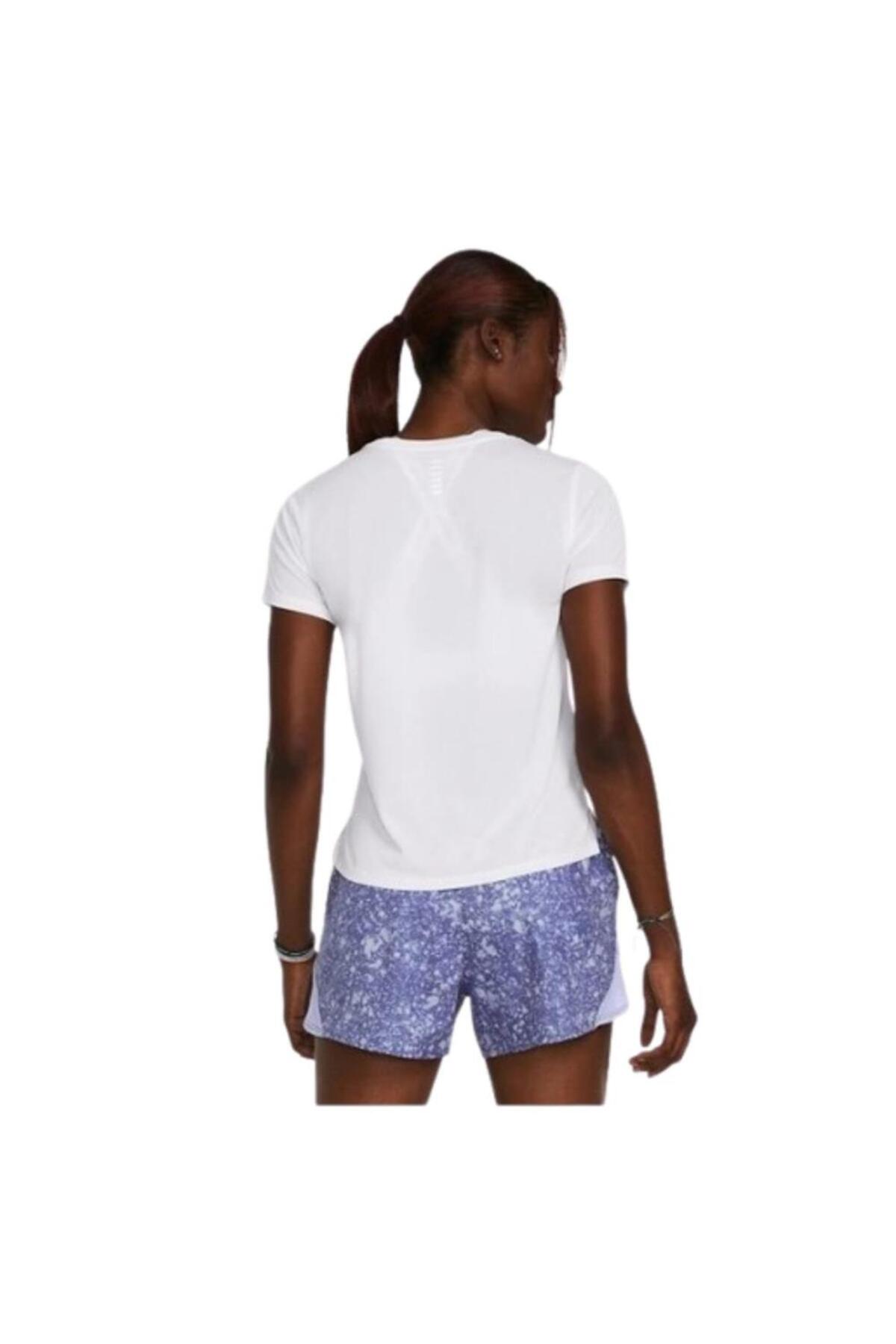 Under Armour UA Launch Shortsleeve 1382434-100 Beyaz Tişört görsel 3