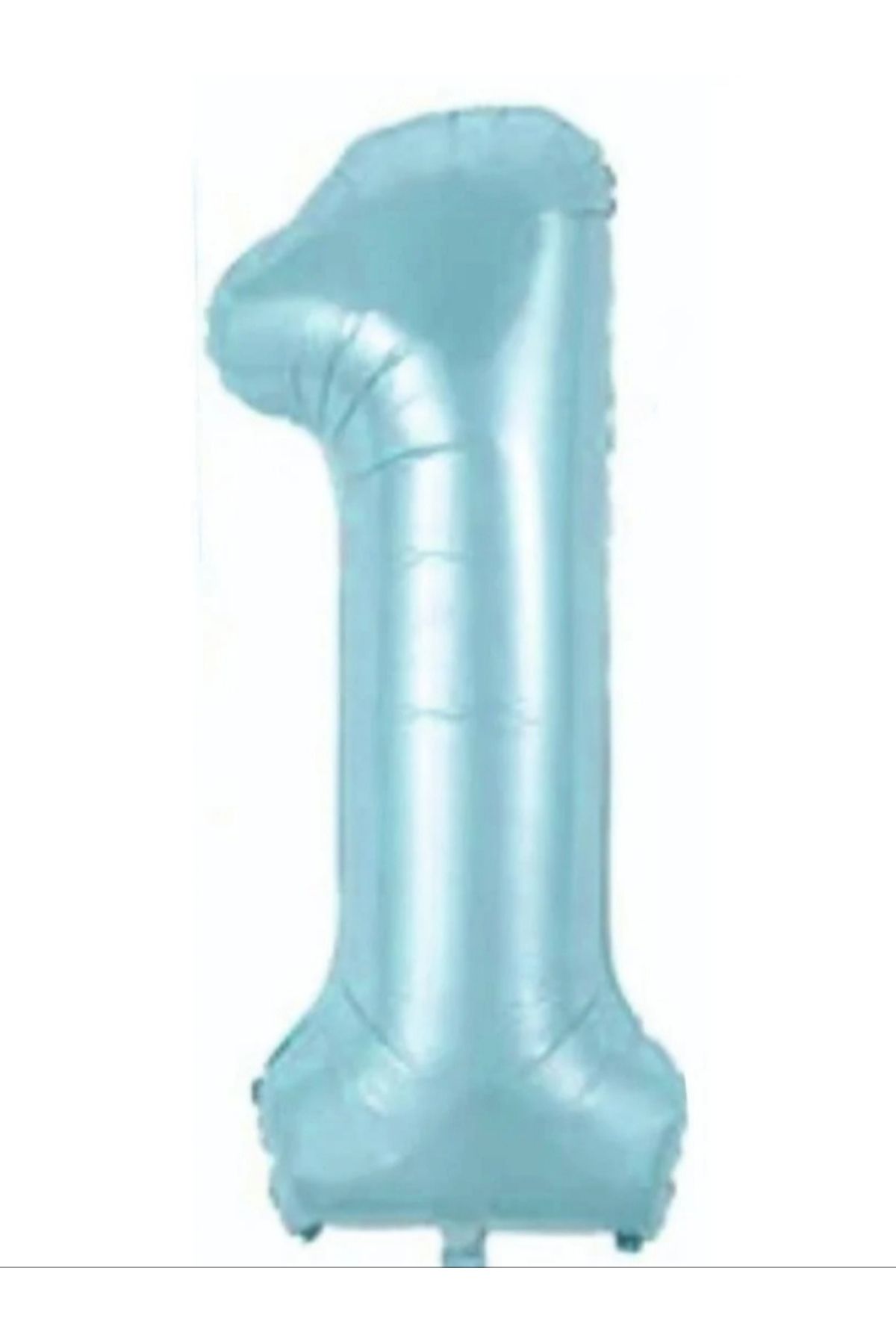 Mini partici mavi folyo rakam balon 74 inc