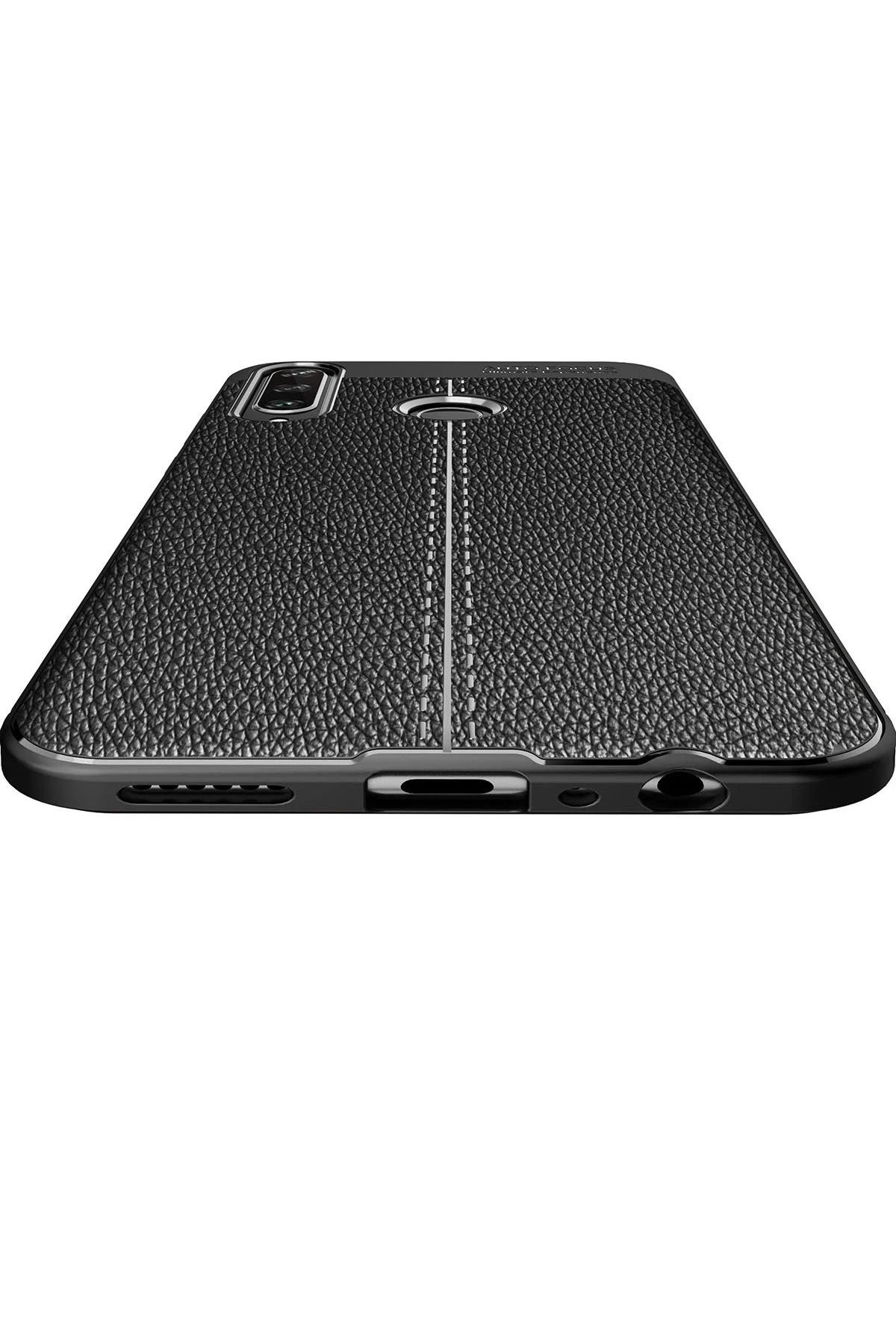 NewFace Huawei Y6P Kılıf Auto Focus Kapak - Siyah BSTMY