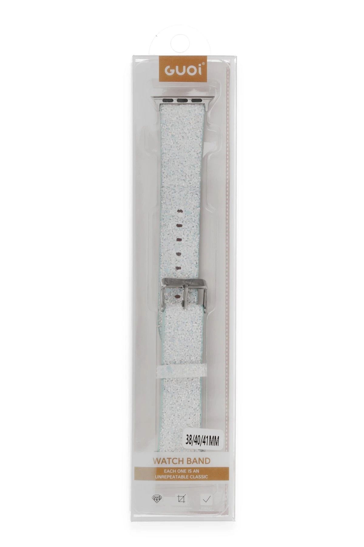 NewFace Apple Watch 38mm Starry Taşlı Kordon - Mavi BSTMY