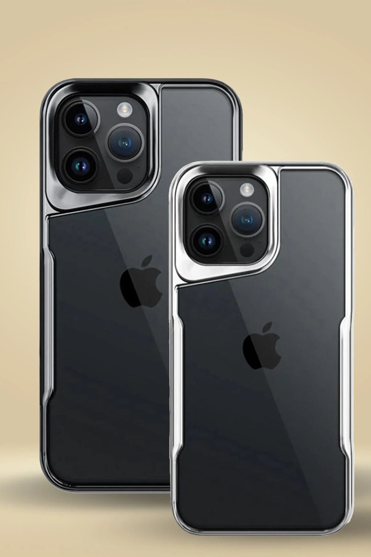 NewFace iPhone 11 Kılıf Boyi Silikon Kapak - Gümüş BSTMY