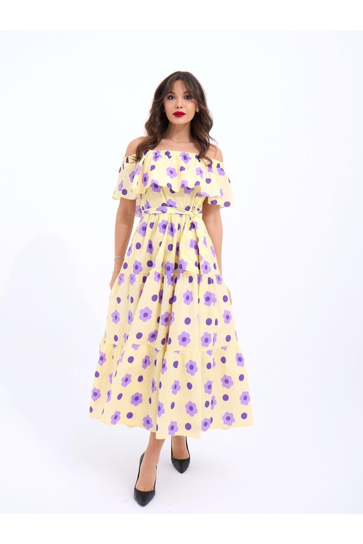 ARUZ MODA 6473 ELBİSE-BELÇİKA