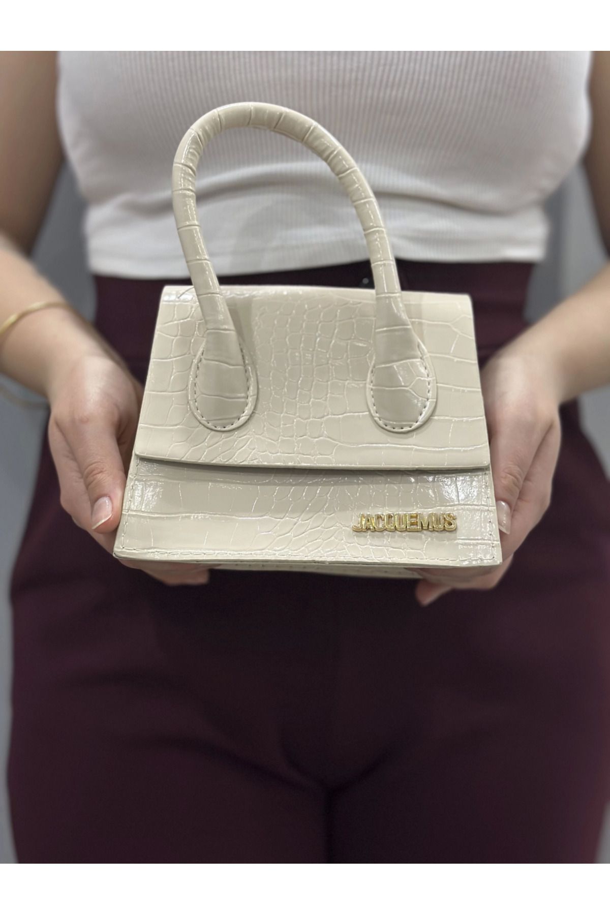 FTA TİCARET Luxe krem cilt çanta