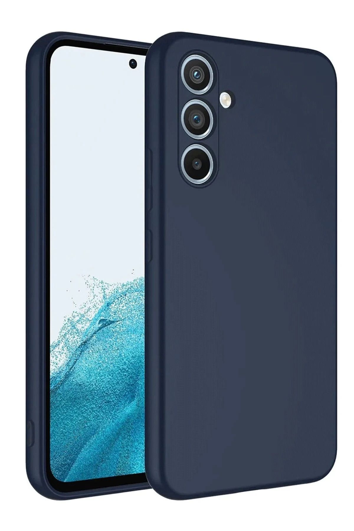 NewFace Samsung Galaxy A16 5G Kılıf First Silikon - Lacivert WLZOR