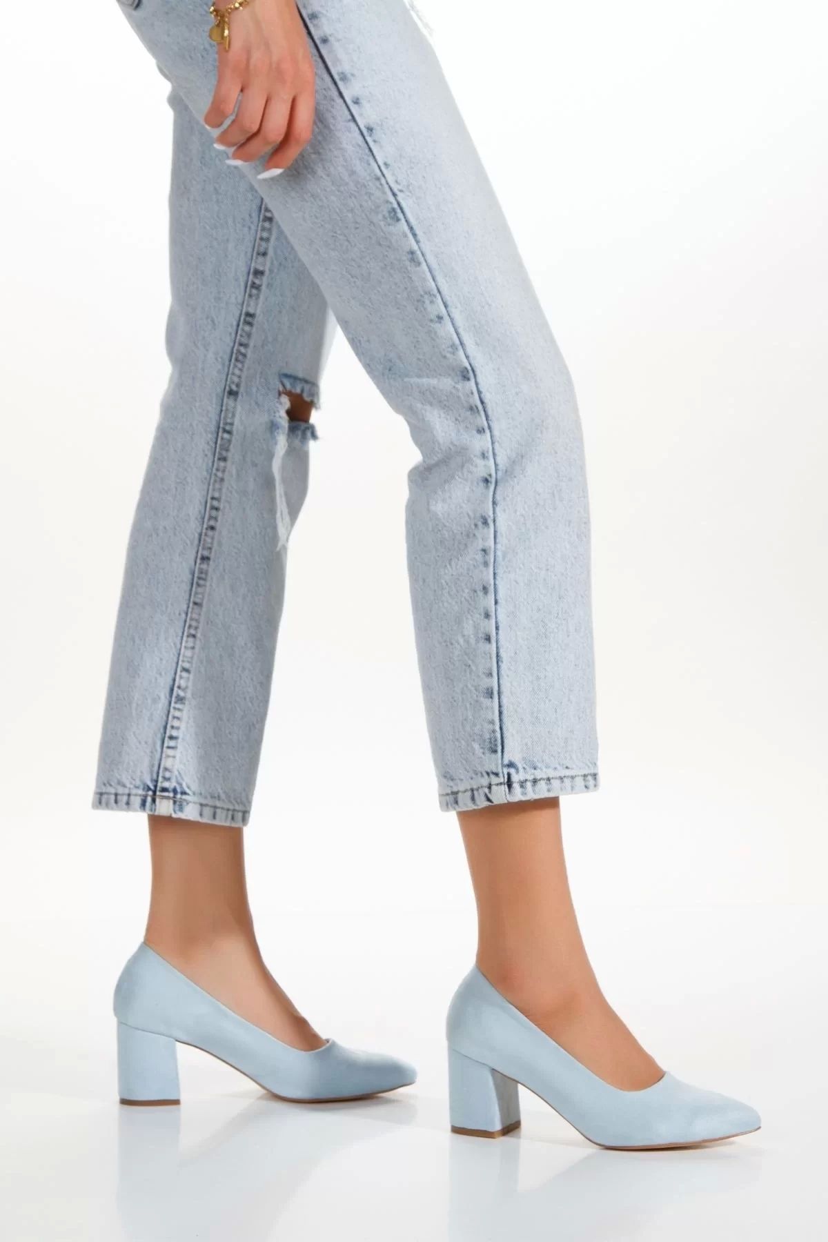 PayBuy Kadın Moda Şık Klasik Kısa Düğün Nişan Gece Abiye Ayakkabı