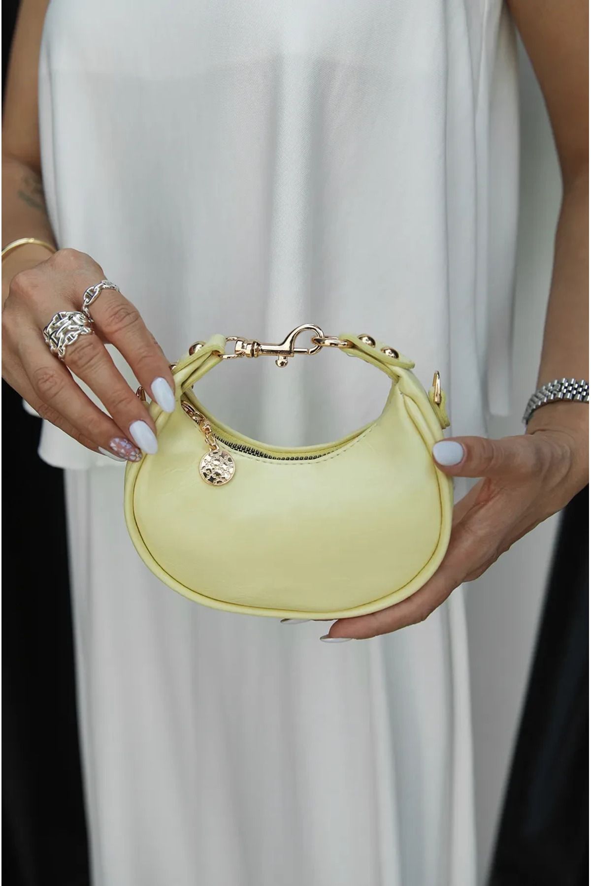 BAGS Rıma Sarı El ve Omuz Çantası