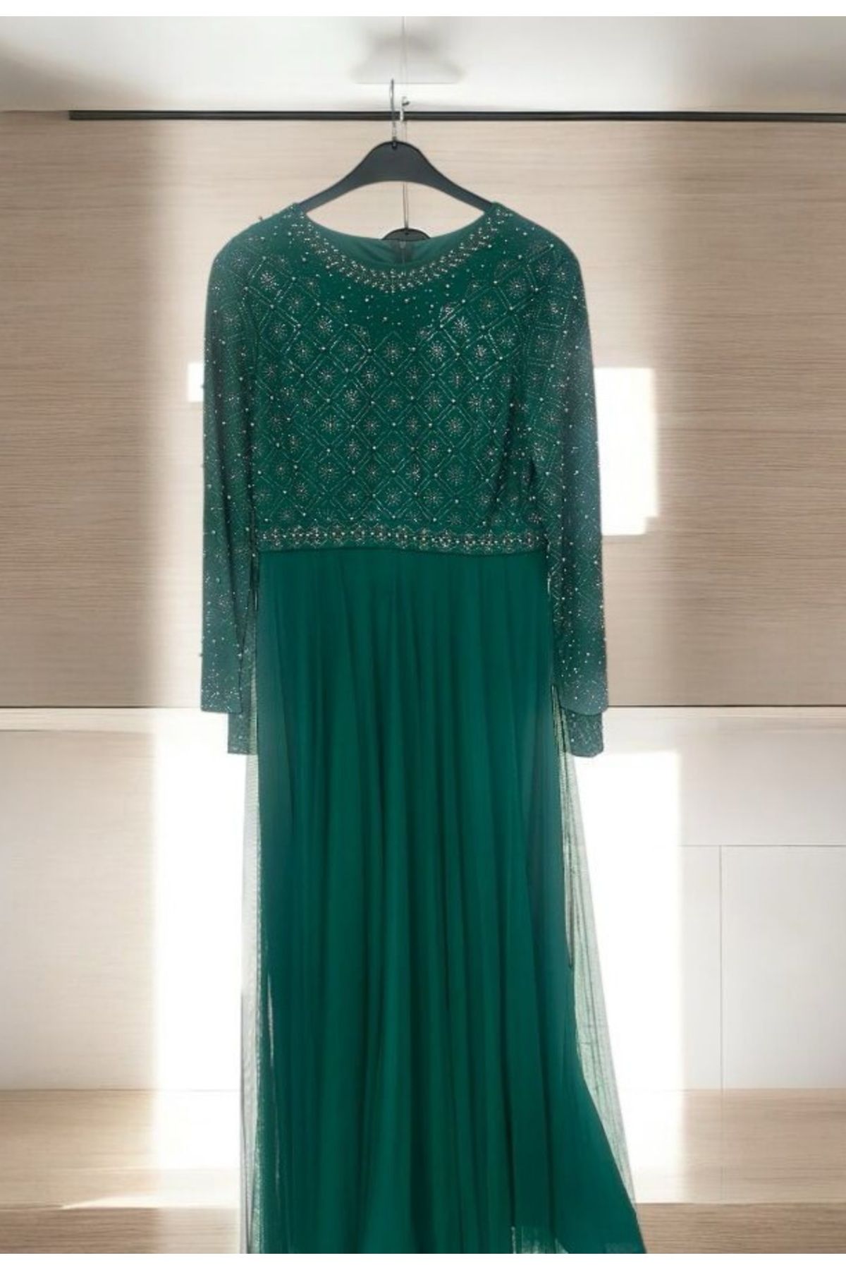 Butik Tesettür Slimfit Abiye