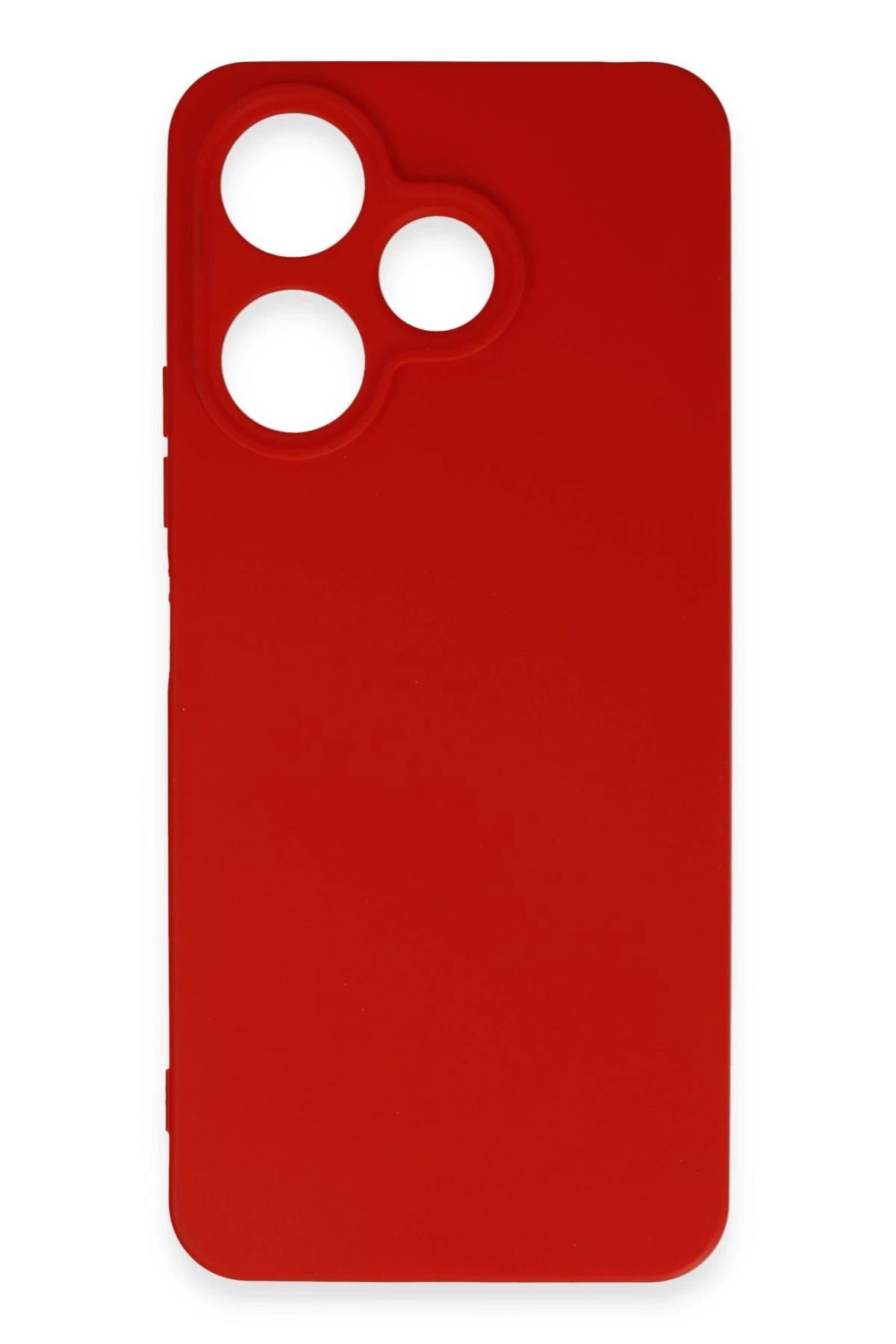 NewFace Xiaomi Redmi 13 4G Kılıf First Silikon - Kırmızı BSTMY