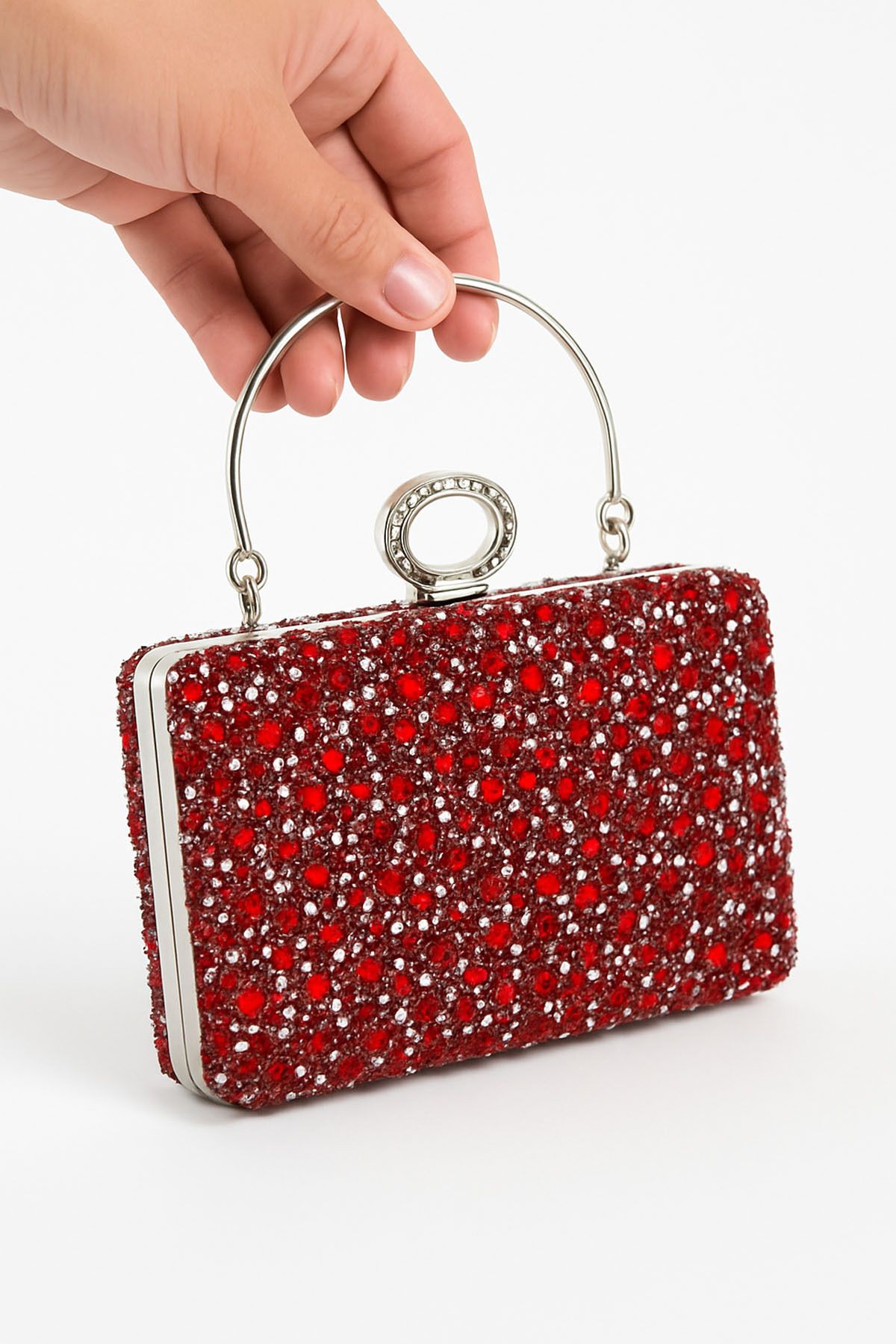 Lifonbag Kadın Kristal Taşlı Abiye Çantası Özel Gün Çantası